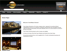 Tablet Screenshot of frankwatsonelectrical.com